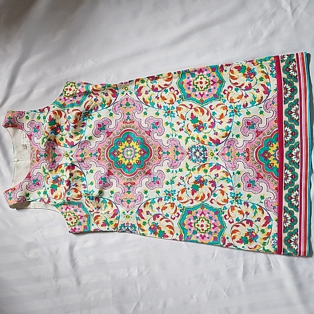 London Times Multicolor Patterned Dress